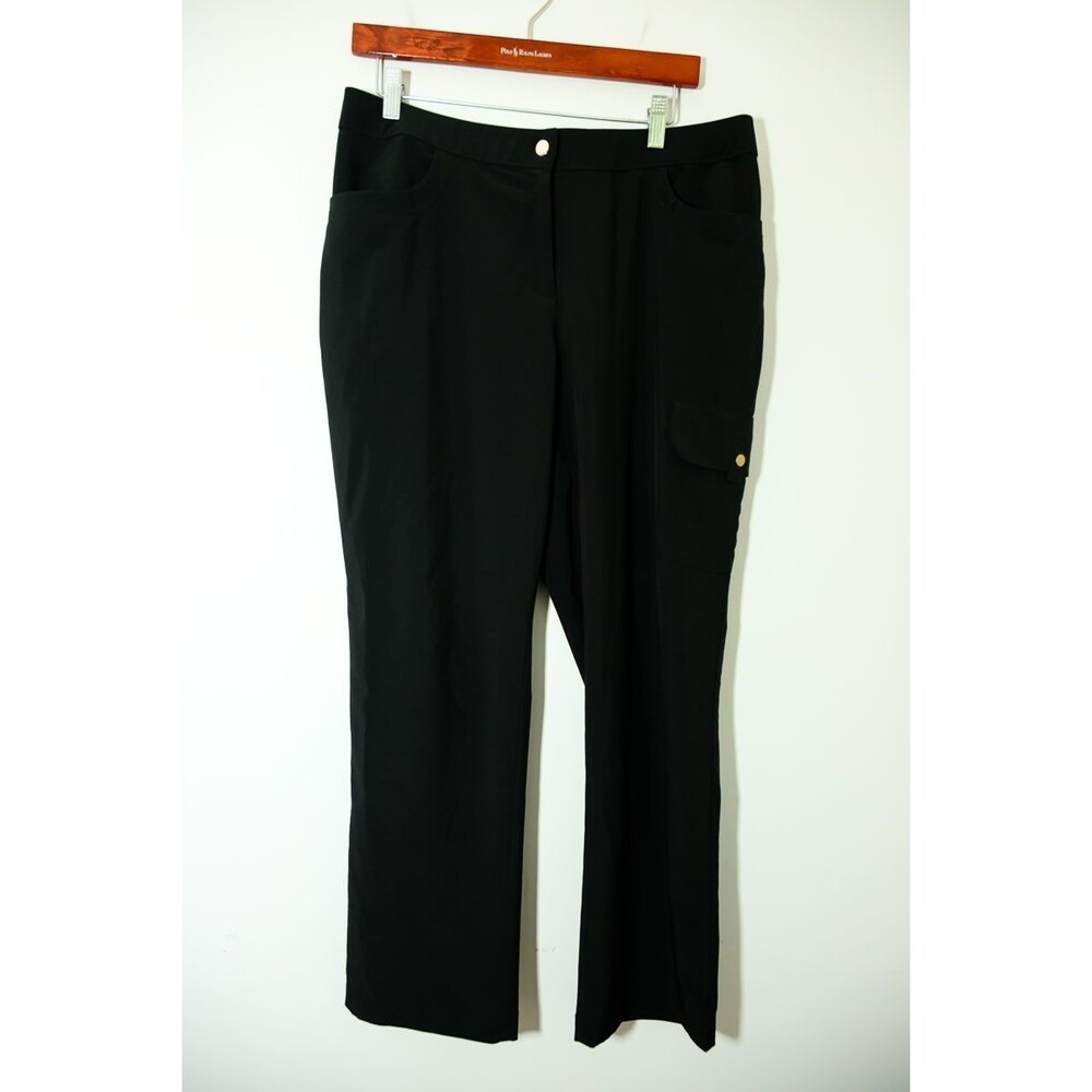 Weekends by Chico's Pants 2 Short L Black Office